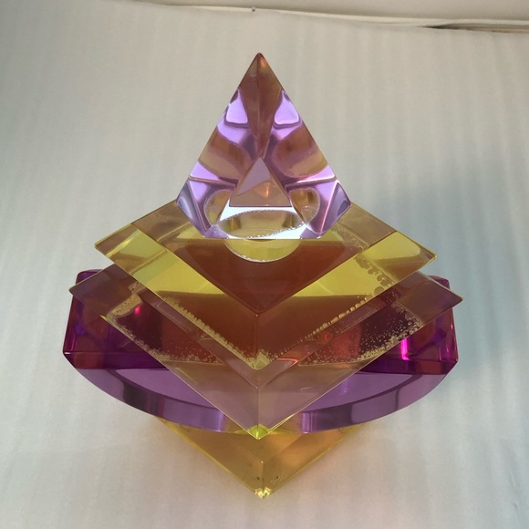 Hivo Van Teal signed lucite sculpture - Picture 2 of 8